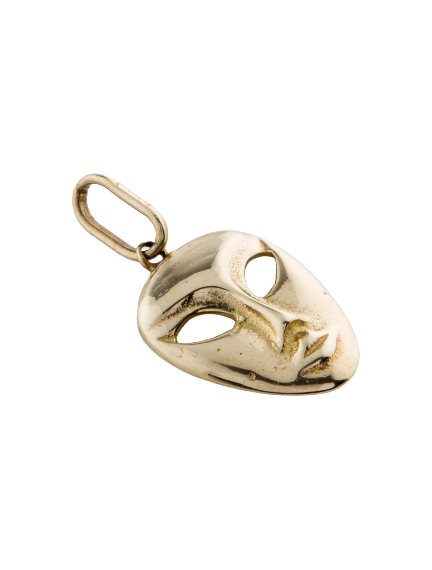 Pendant 14K Mask Pendant